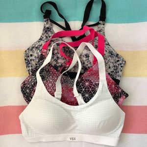 Set of 3 Victoria’s Secret sports bra - 34B